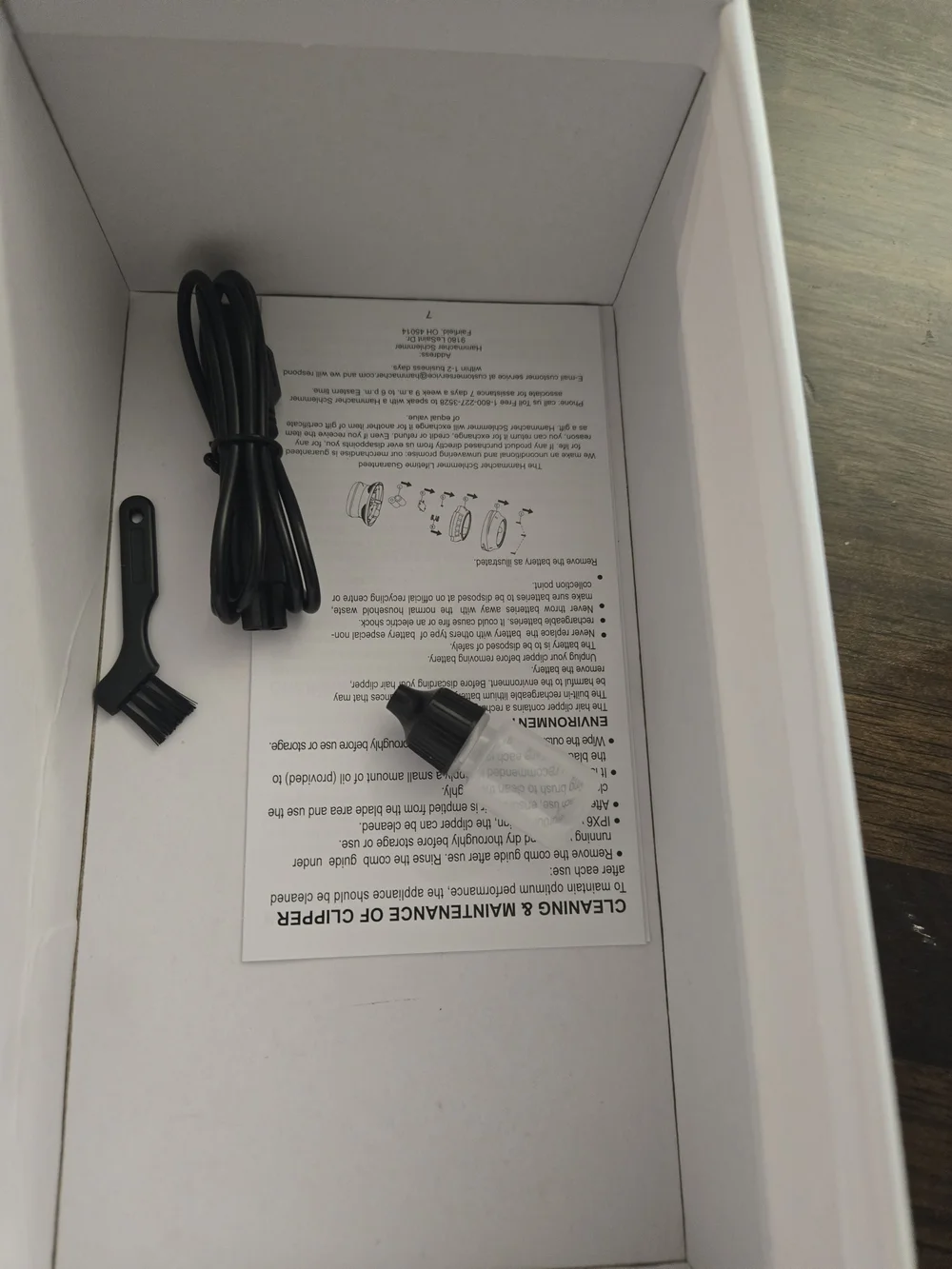 Hammacher Schlemmer One Handed Barber - New In Box